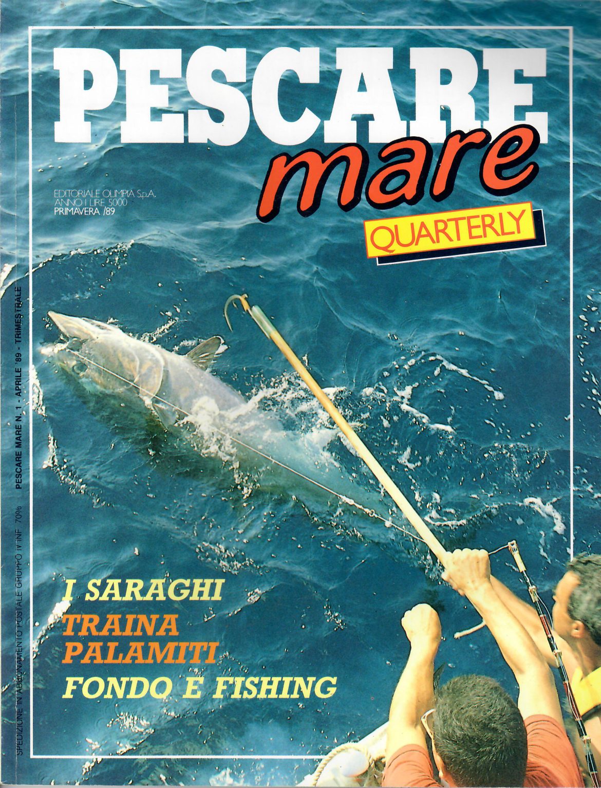 Pescare Mare Sandro Meloni Primavera 1989 N 1 Quarterly